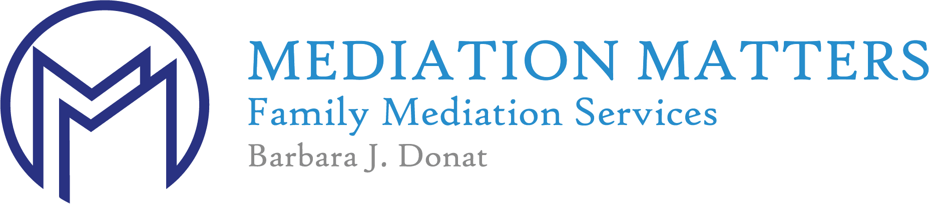 Mediation Matters Logo in Blue